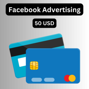 Facebook Advertising Card 50 USD