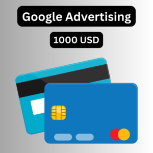 Google Advertising Card 1000 USD