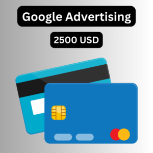 Google Advertising Card 2500 USD