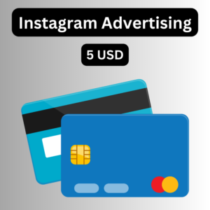 Instagram Advertising Card 5 USD