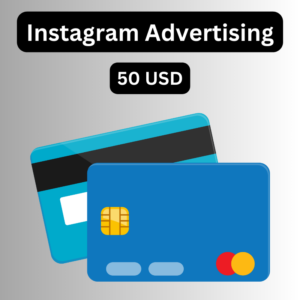 Instagram Advertising Card 50 USD