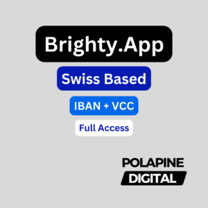 Brighty.App EU (Swiss Based) | B/S Crypto With IBAN + VCC | Full Access