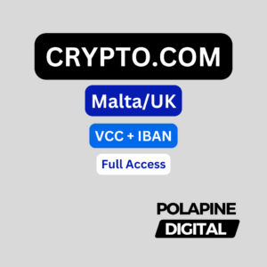 CRYPTO.COM + VCC + IBAN | Full Access