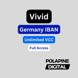 Vivid Germany IBAN + Unlimited VCC Full Access | Verified Account