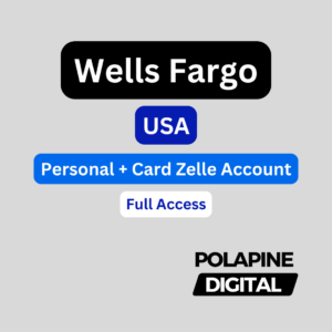 Wells Fargo Personal + Card Zelle Account Full Access | USA